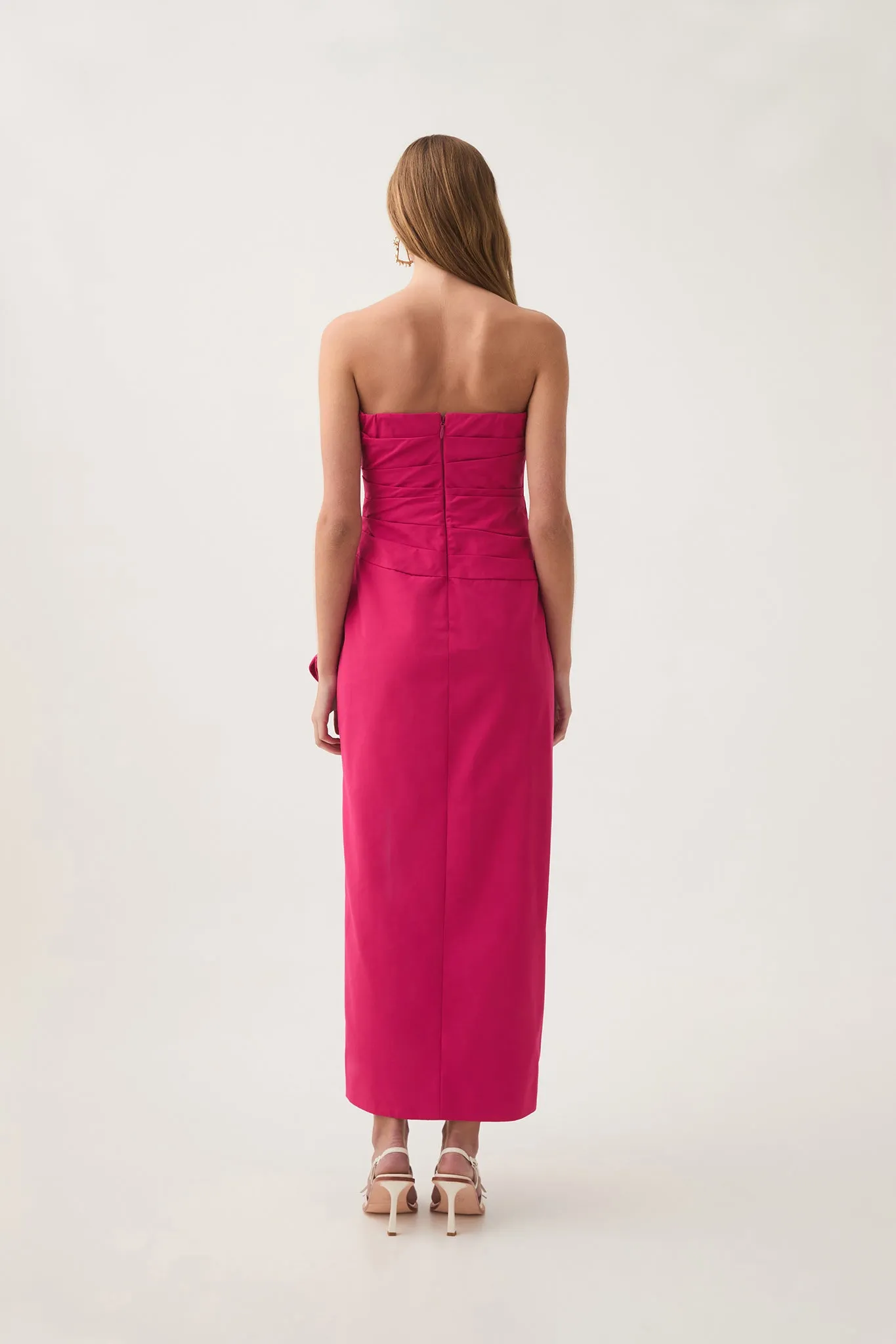 Roma Draped Midi Dress