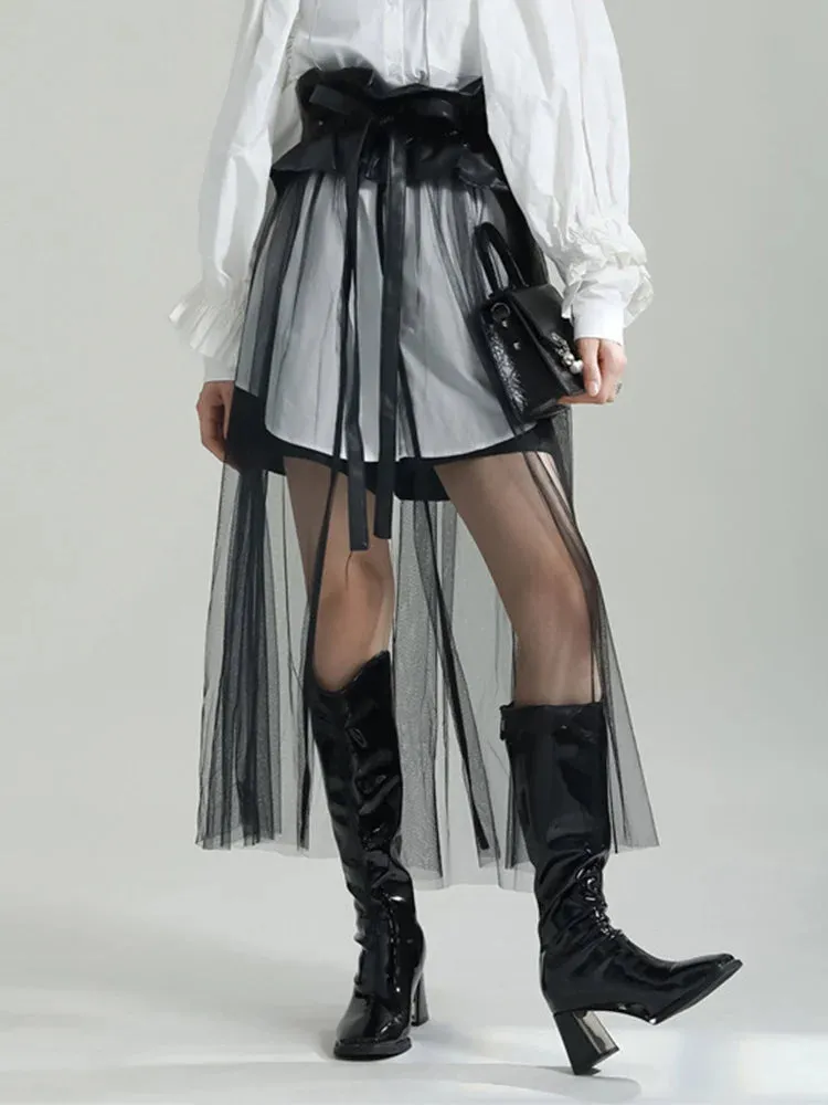 Rufus Sheer Tulle Skirt