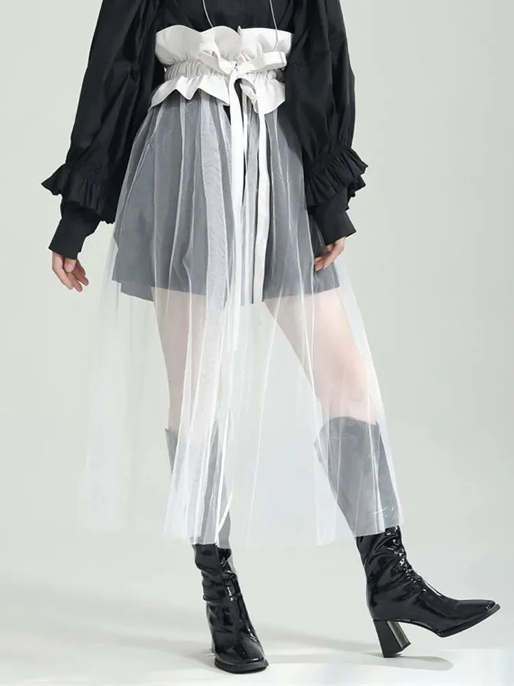 Rufus Sheer Tulle Skirt