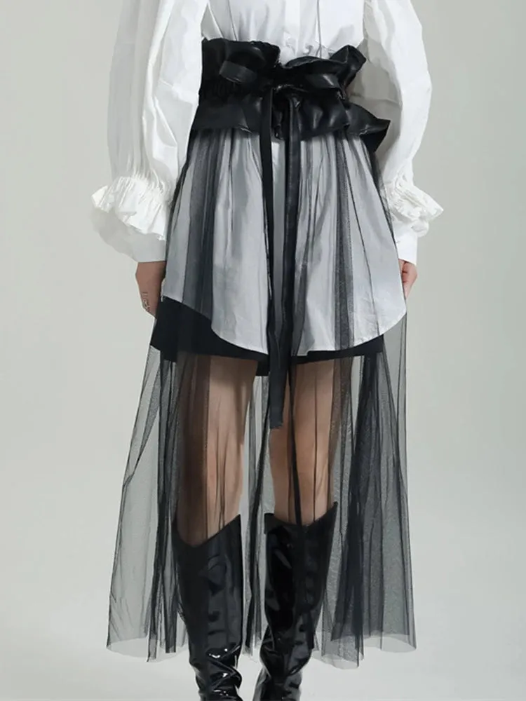 Rufus Sheer Tulle Skirt