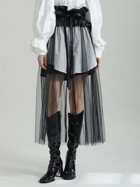 Rufus Sheer Tulle Skirt