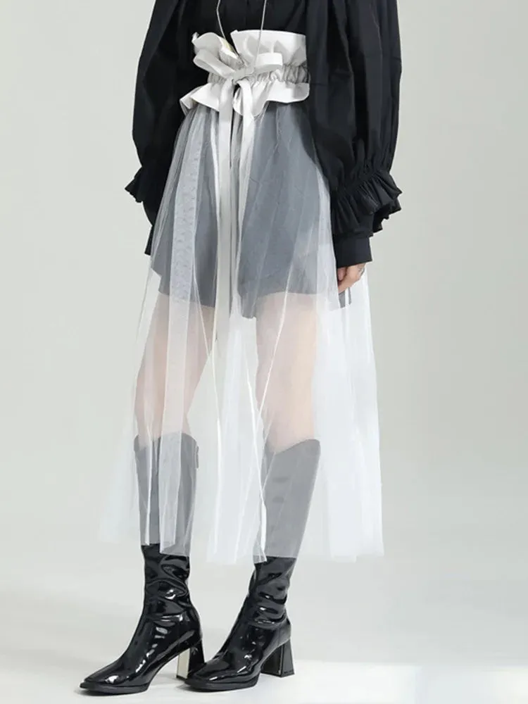 Rufus Sheer Tulle Skirt