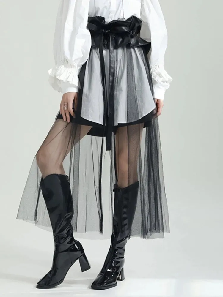 Rufus Sheer Tulle Skirt