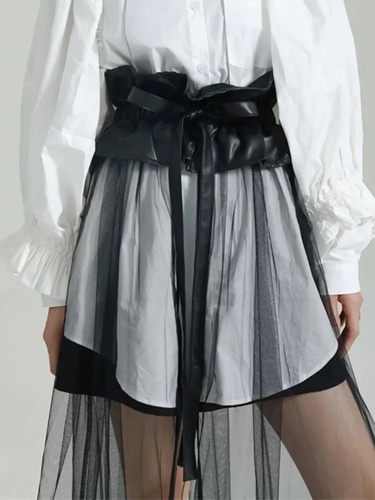 Rufus Sheer Tulle Skirt