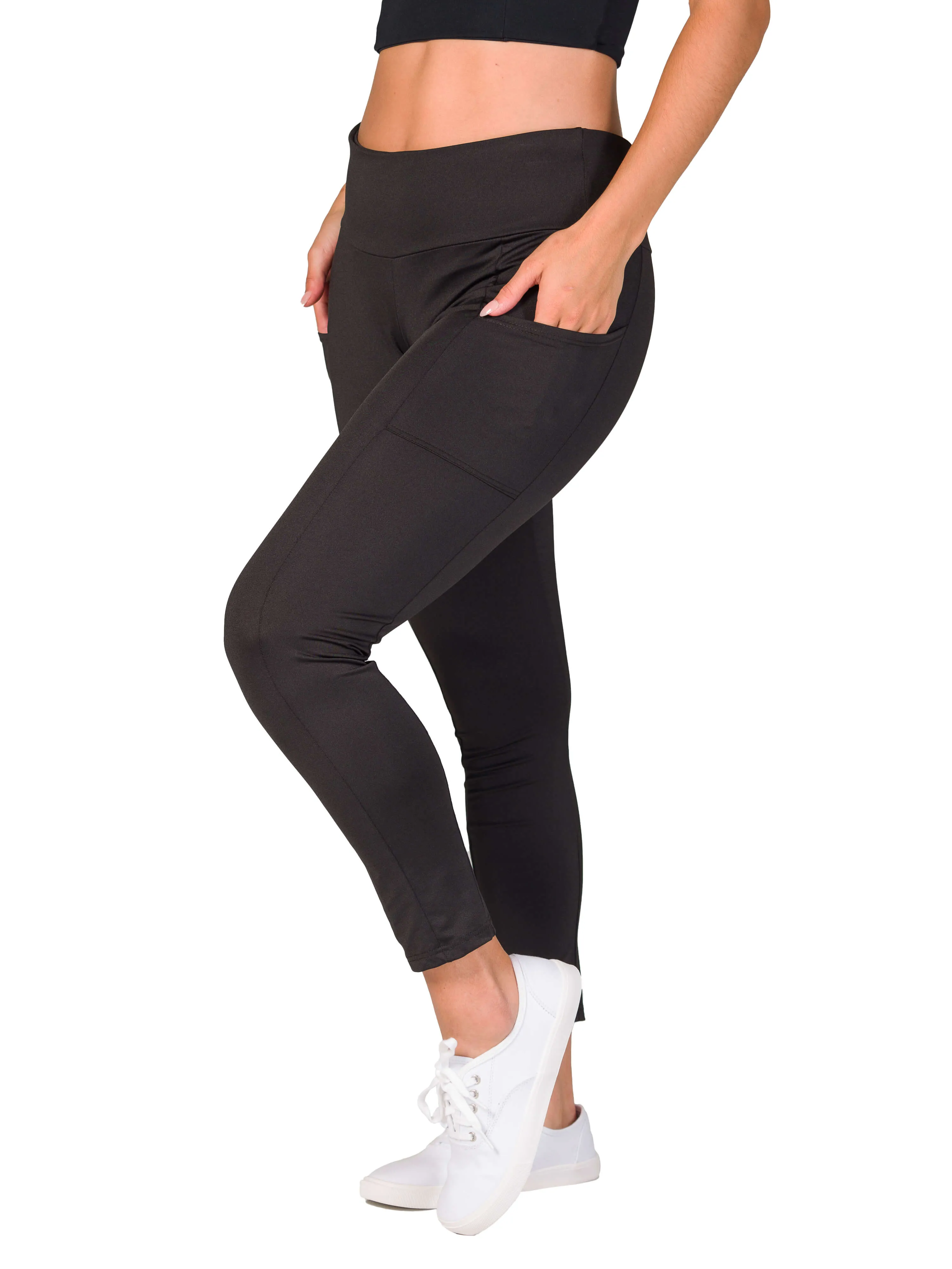 Side Pocket Ankle Length Yoga Pant Leggings