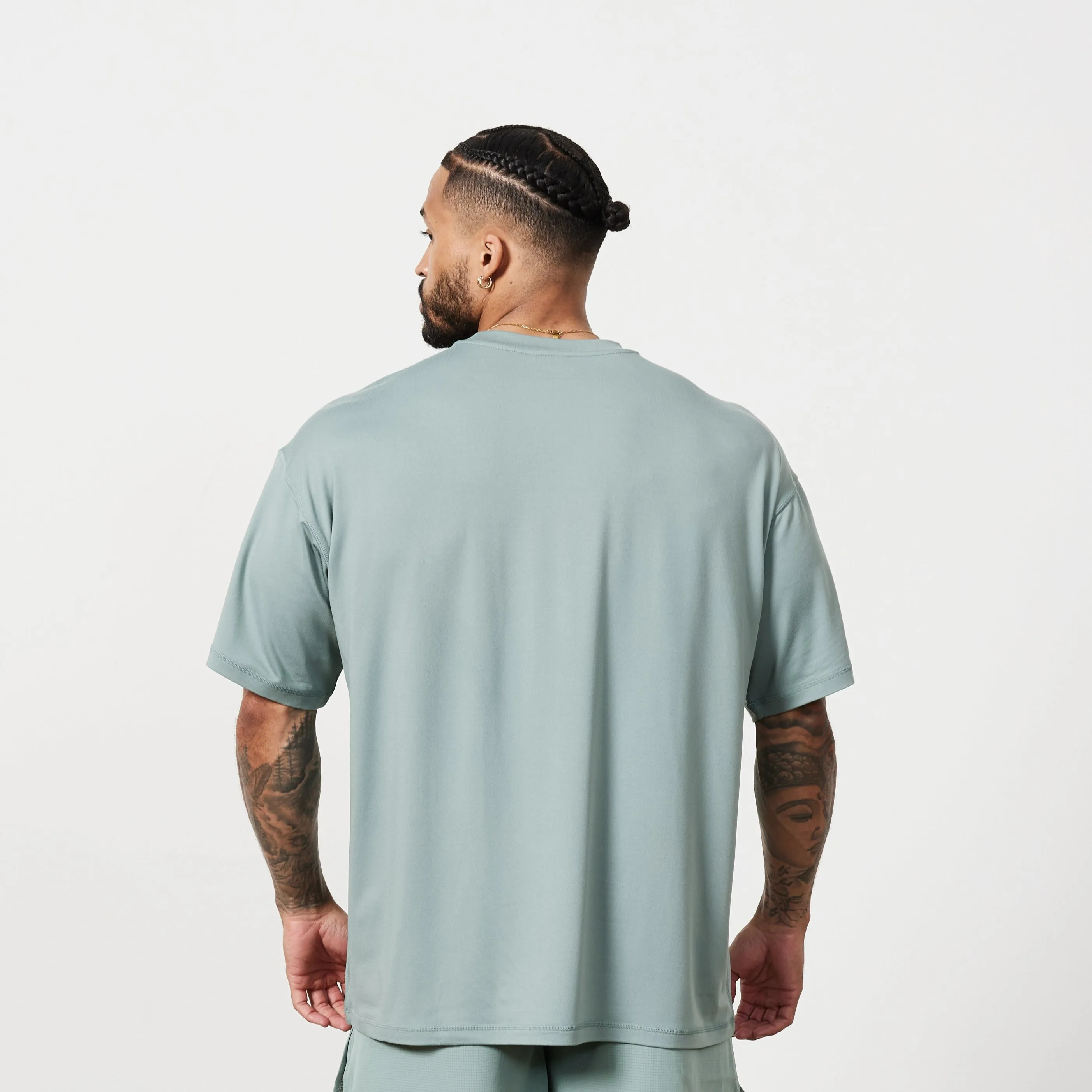 Vanquish Utility Frost Green Oversized T Shirt