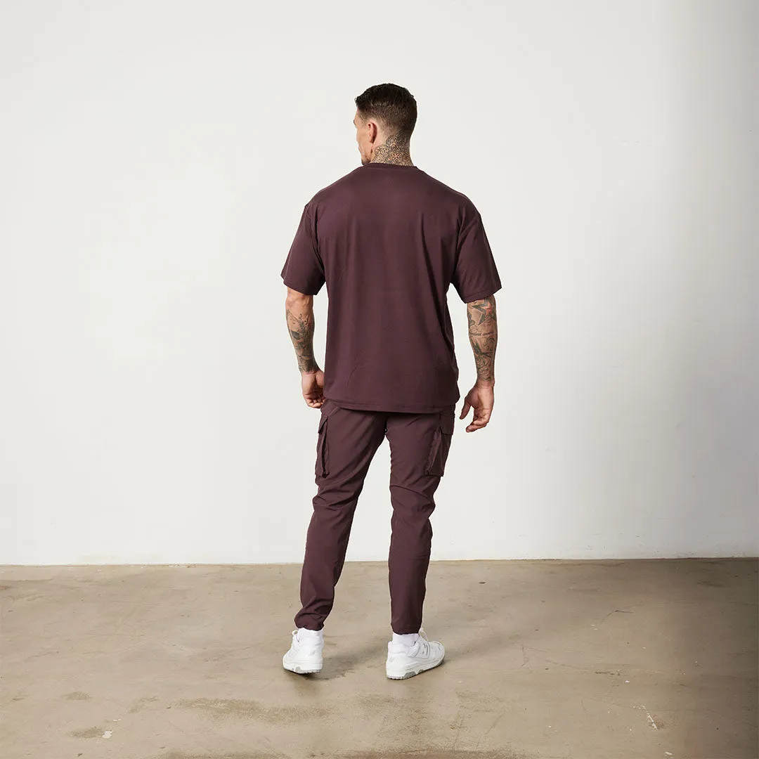 Vanquish Utility Plum Oversized T Shirt