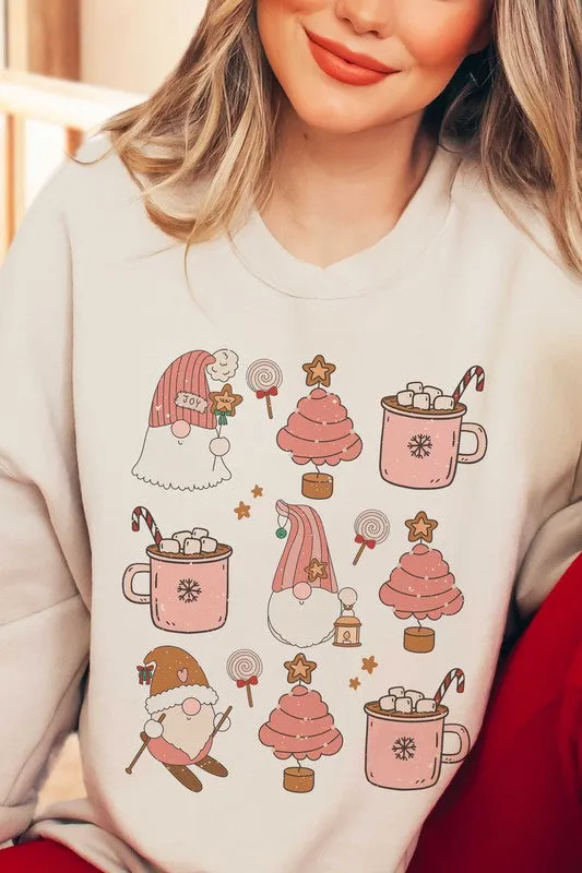 VINTAGE CHRISTMAS VIBES GRAPHIC SWEATSHIRT