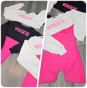 Vogue Crop Tops (White & Black)