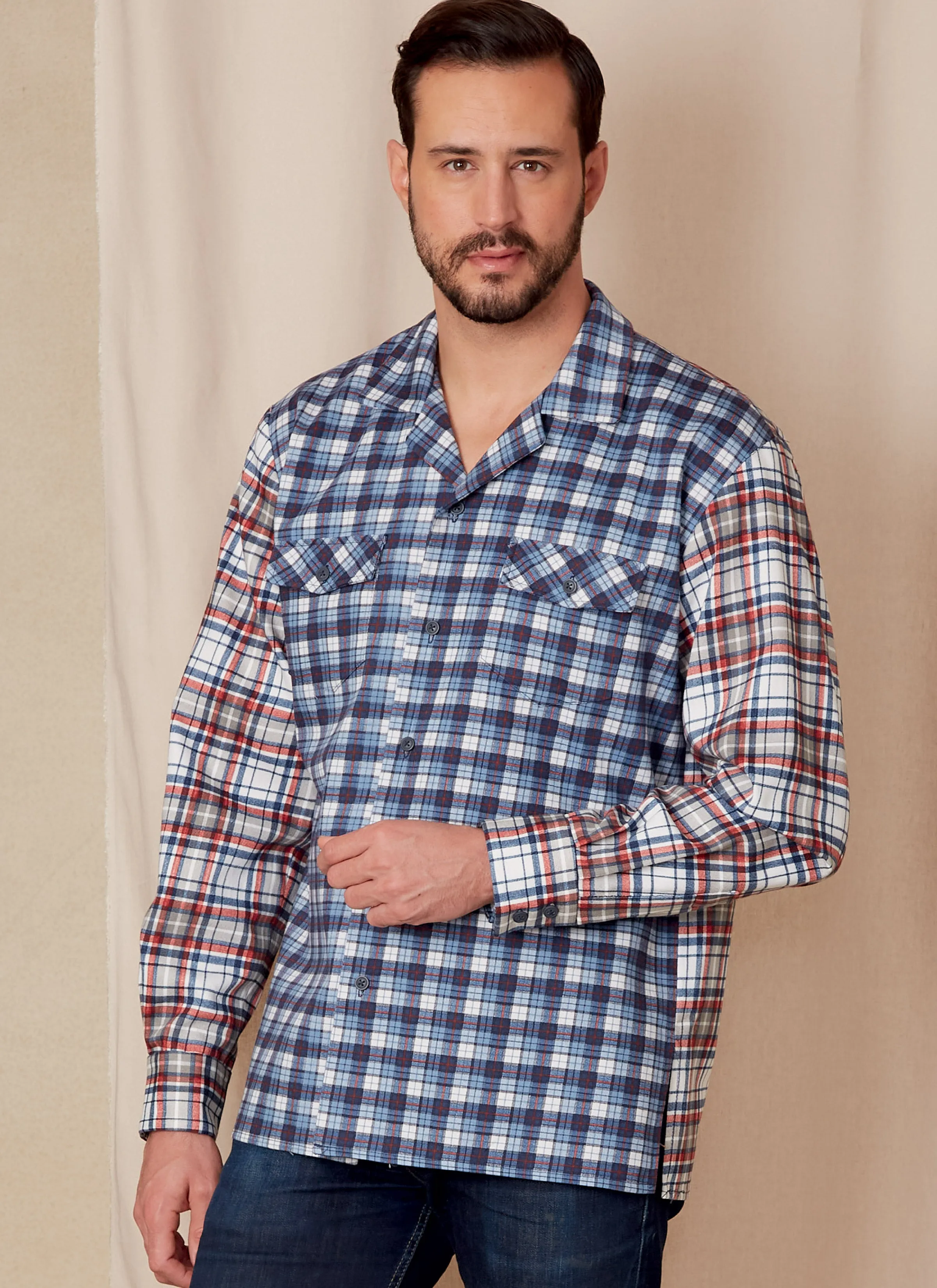 Vogue Pattern V1827  Unisex Shirts