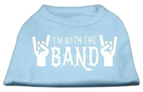 With the Band Screen Print Shirt Baby Blue XXL (18)