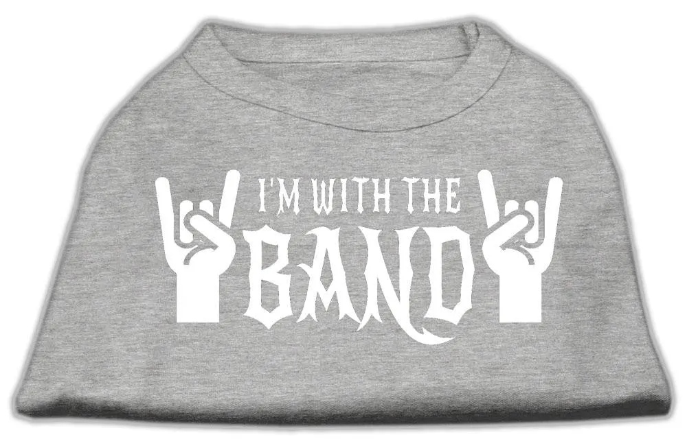 With the Band Screen Print Shirt Grey XL (16)