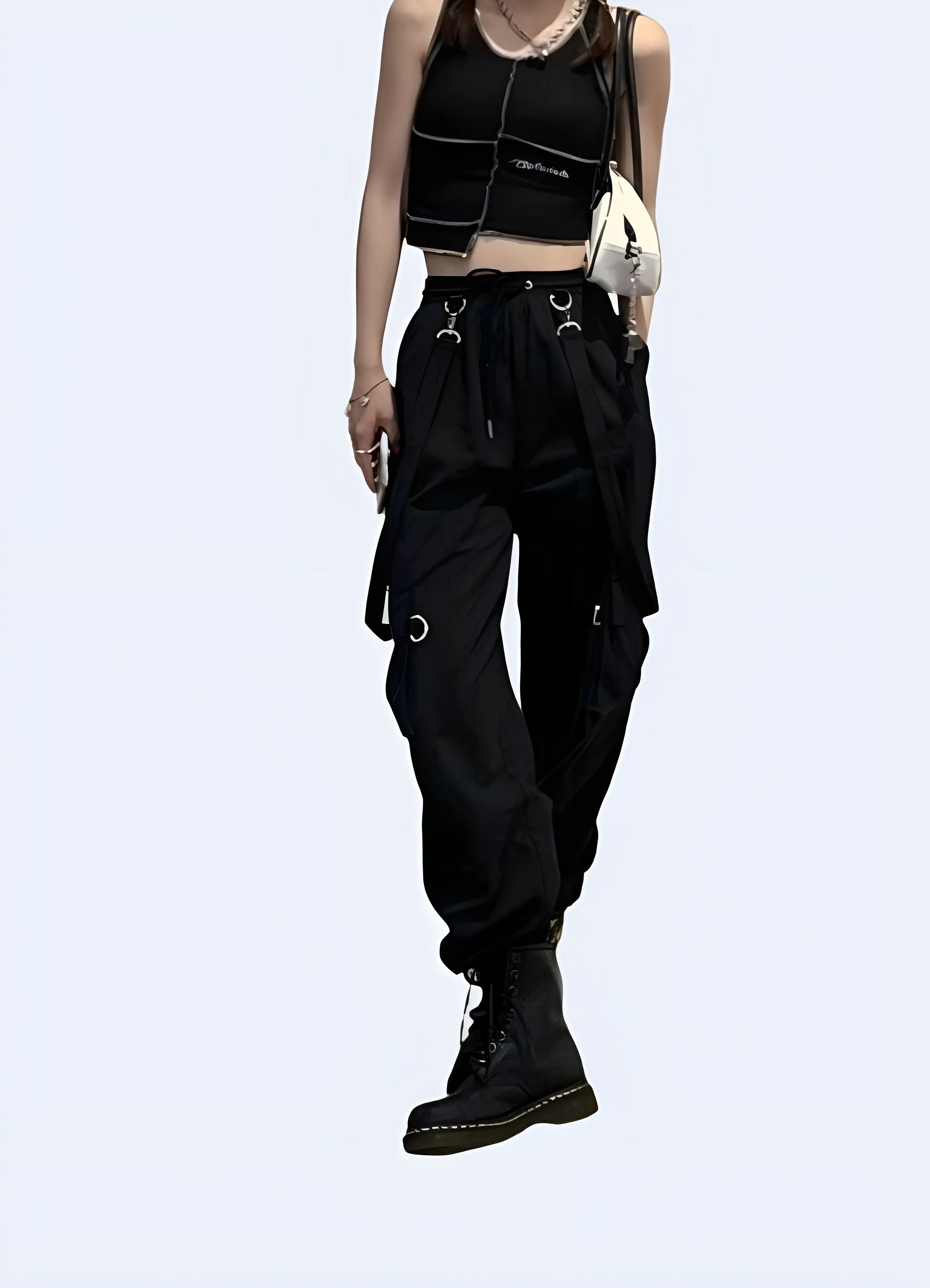 Women's Cargo Pants With Straps