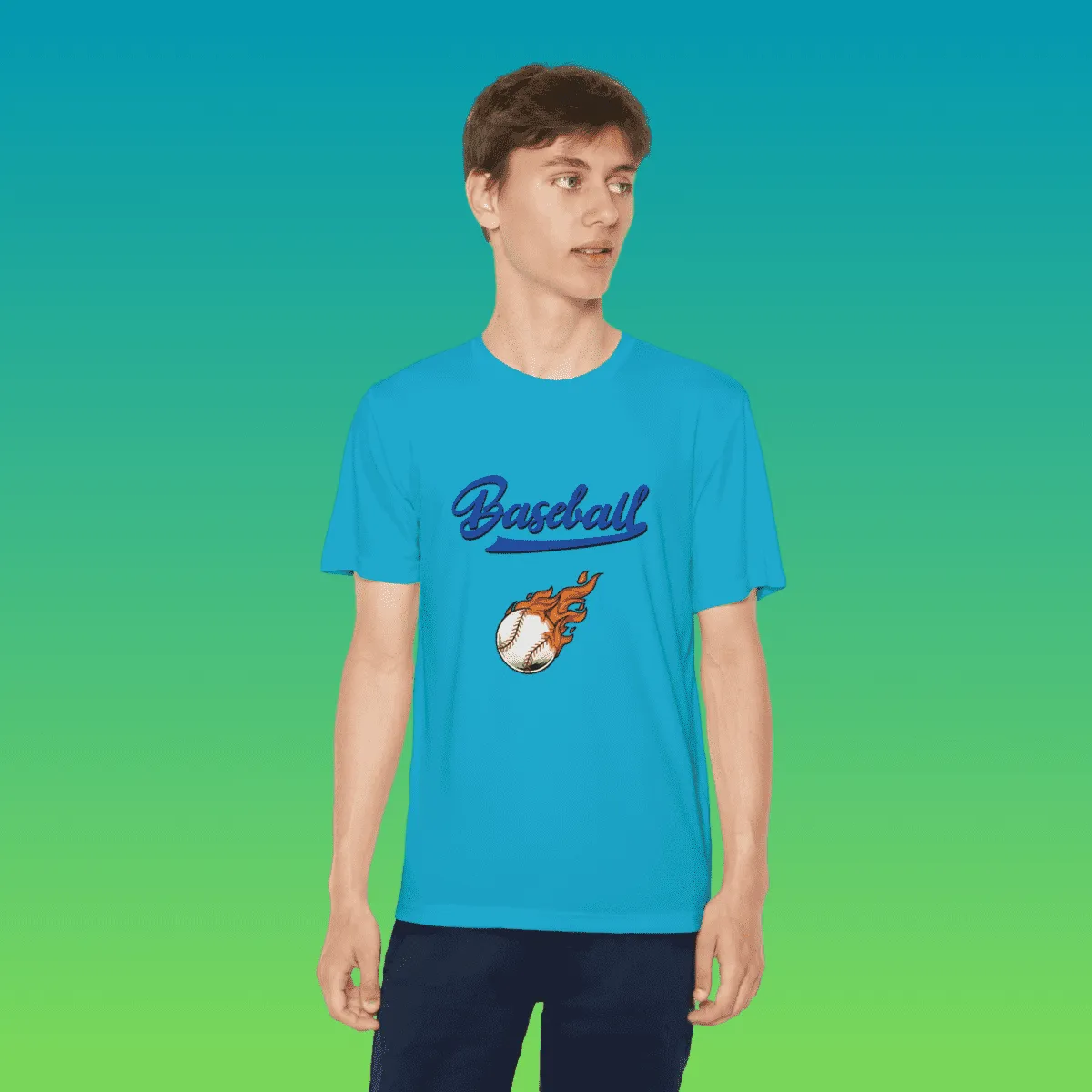 Youth Baseball Moisture-Wicking Tee